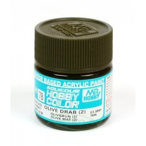 Mr Hobby Aqueous color H-078 Olive Drab